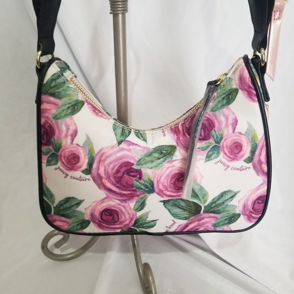 Juicy Couture Bags Juicy Couture Moody Garden Cream Chains In Love